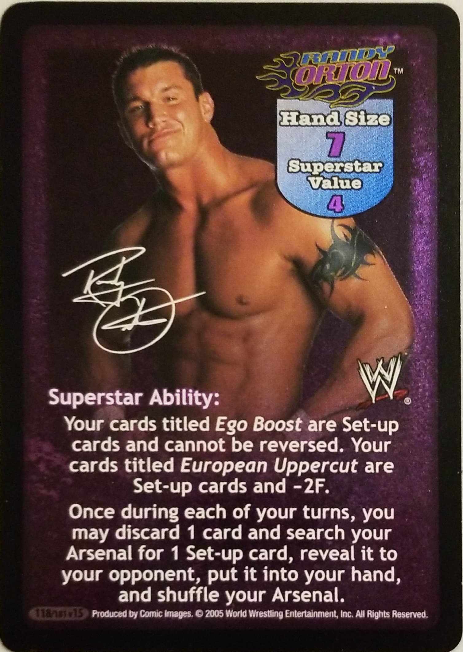 Randy Orton face card